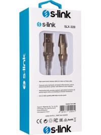 S-LINK Slx-328 S-Lınk 3 Metre Usb 2.0 Yazıcı Kablosu (Am-Bm) 3MT
